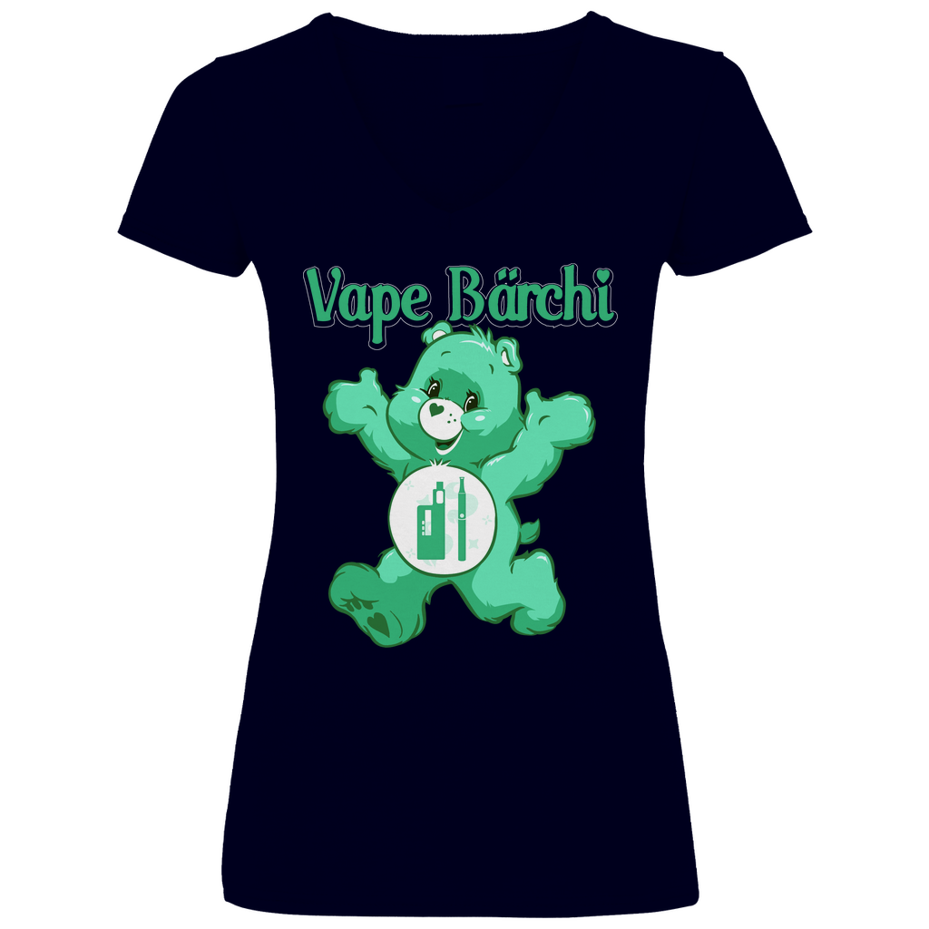 Vape Bärchi - Glücksbärchi - V-Neck Damenshirt