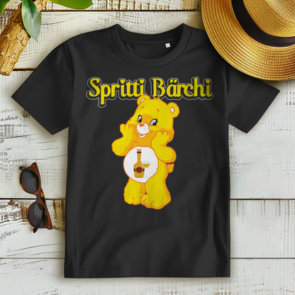 Spritti Bärchi Shirt Damen – Lustige Glücksbärchi Parodie mit Alkohol &amp; Bärchen
