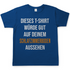 T-Shirt würde gut auf deinem Schlafzimmerboden aussehen - Herren Shirt Royal Blue