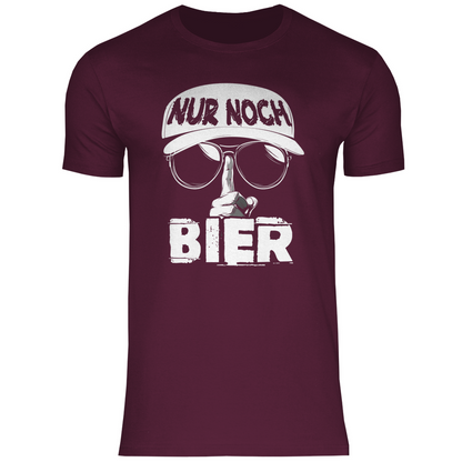 Nur noch ein Bier - Herren Shirt Burgundy