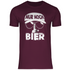 Nur noch ein Bier - Herren Shirt Burgundy