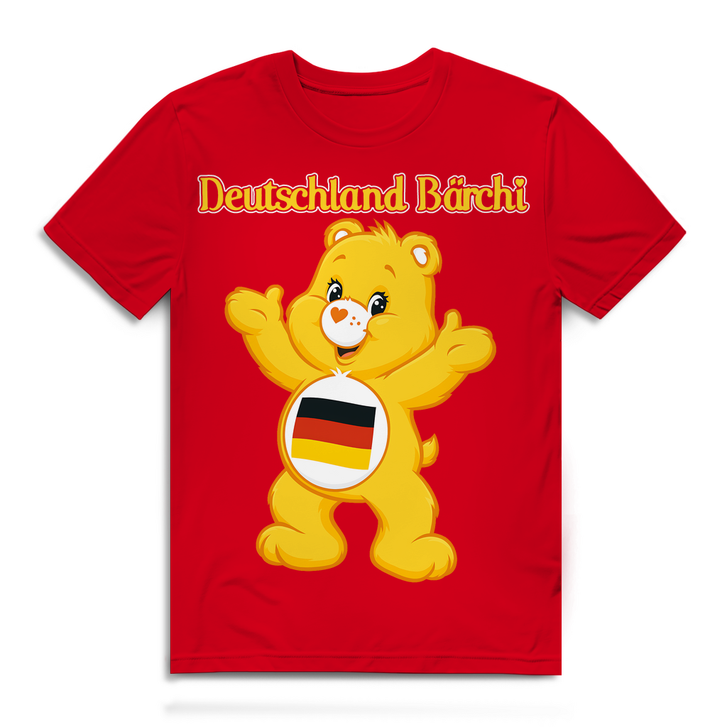 Deutschland Bärchi - Glücksbärchi - Herren Premium Bio T-Shirt Red
