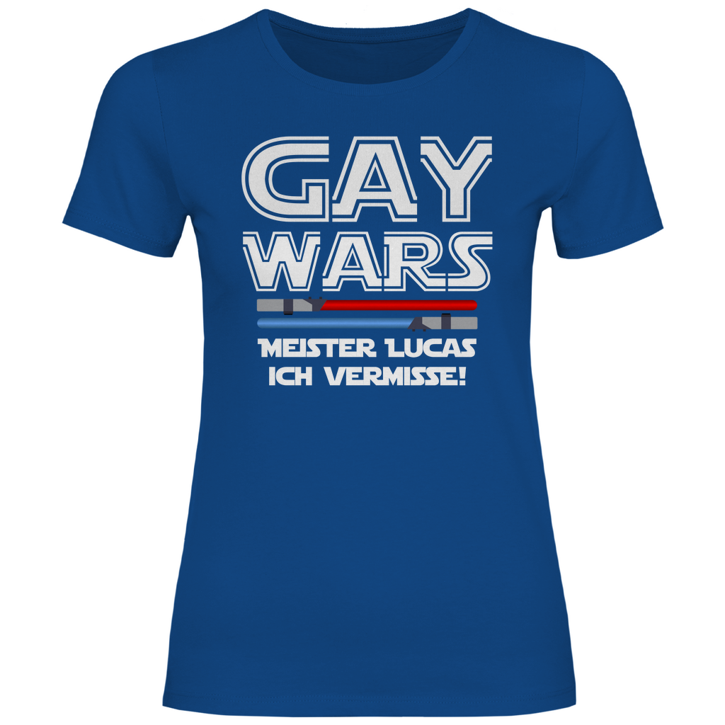 Gay Wars Meister Lucas ich vermisse! - Damenshirt