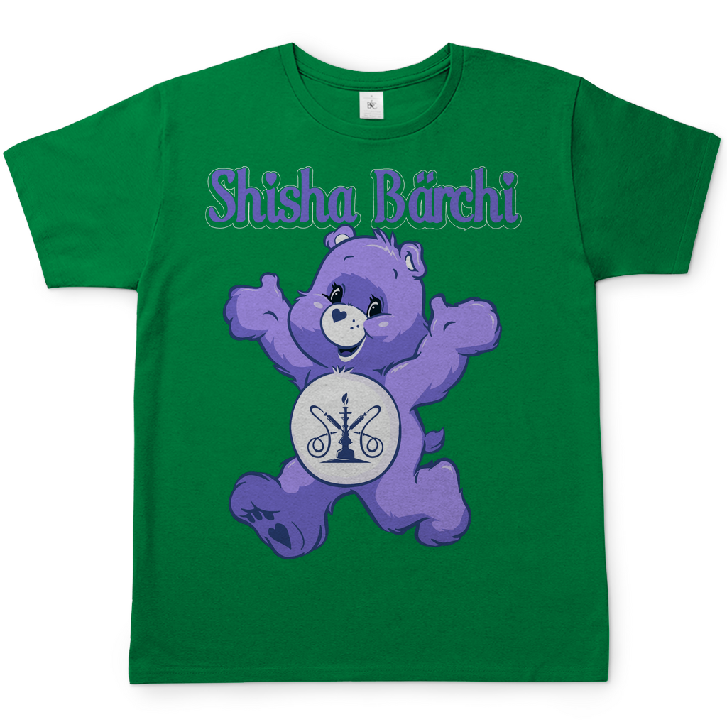 Shisha Bärchi - Glücksbärchi - Herren Shirt Kelly Green