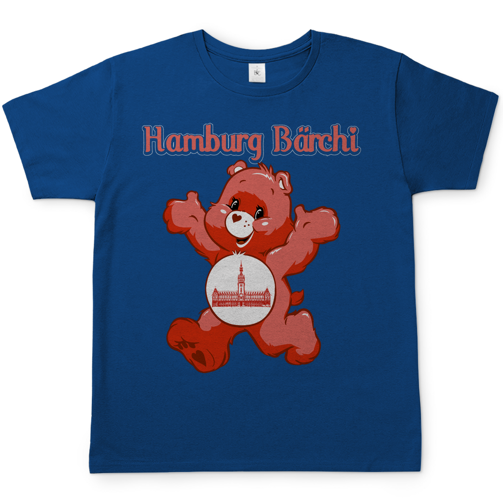 Hamburg Bärchi - Glücksbärchi - Herren Shirt Royal Blue