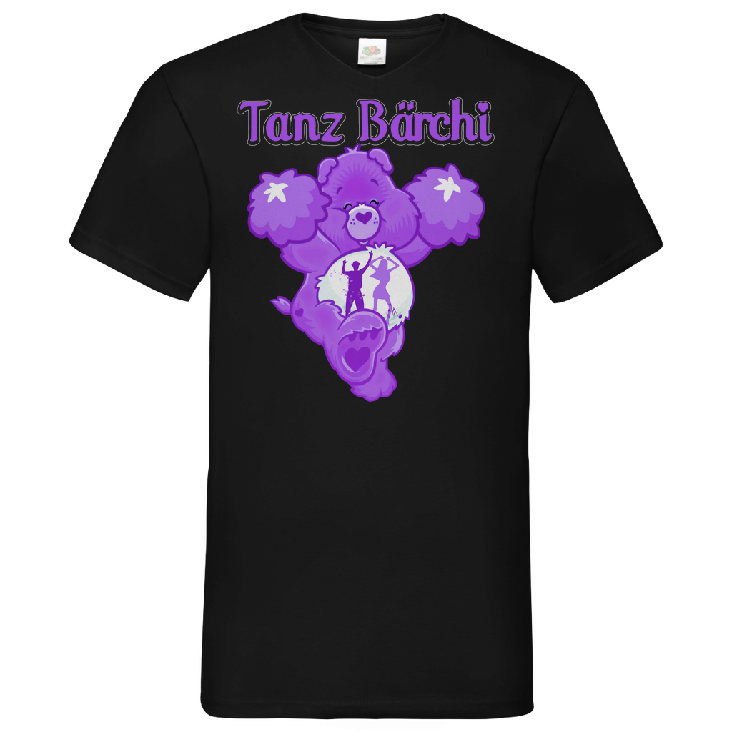 Tanz Bärchi - Glücksbärchi - Herren V-Neck Shirt