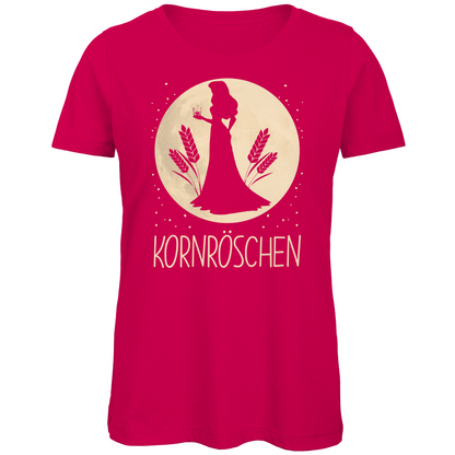 Mond Prinzessin - Kornröschen - Damen Premium Bio T-Shirt Fuchsia