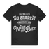 Männer T-Shirt Wein und Bier Spruch Um Wasser zu sparen lustig Party Geschenk Black