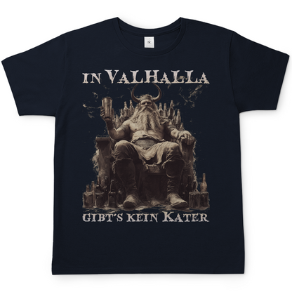 In Valhalla gibt´s kein Kater - Herren Shirt Navy