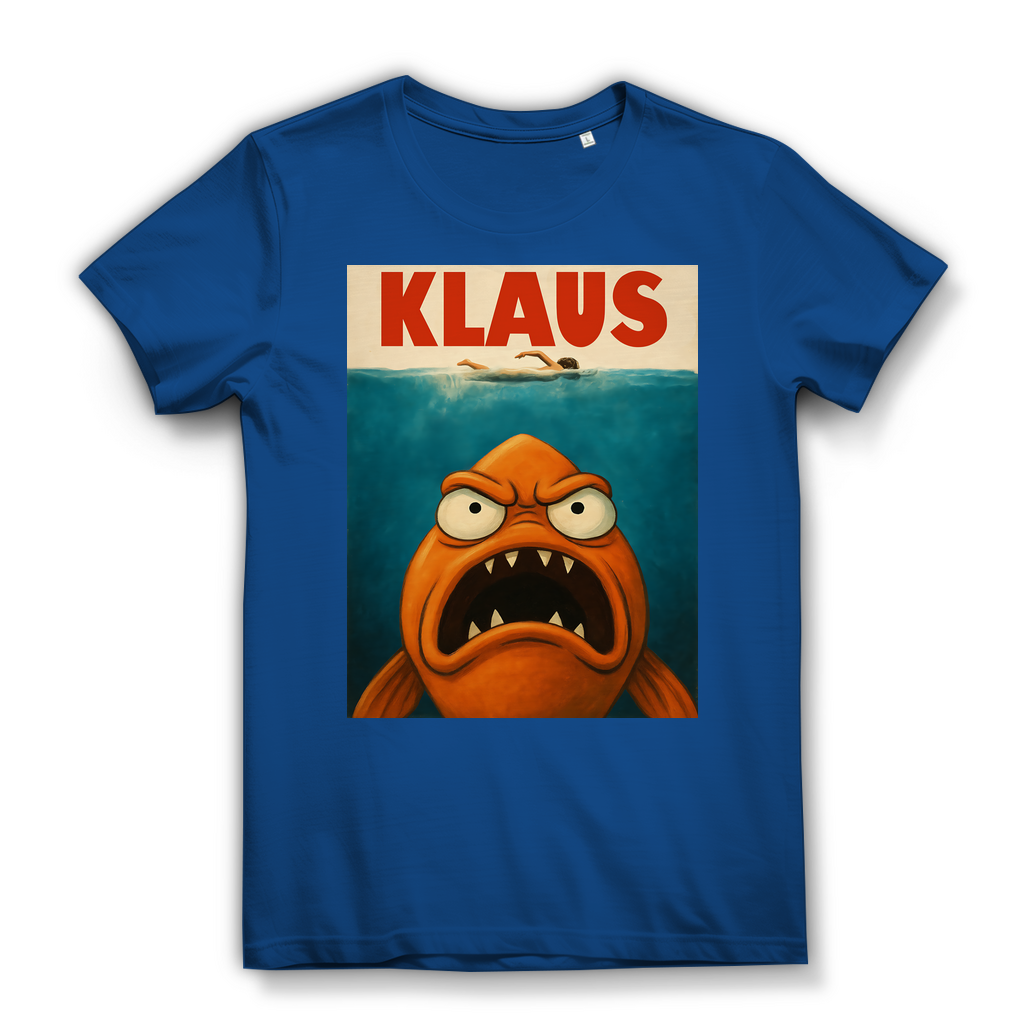 Klaus der Weiße Hai American Dad Mashup - Damen Premium Bio T-Shirt Royal Blue
