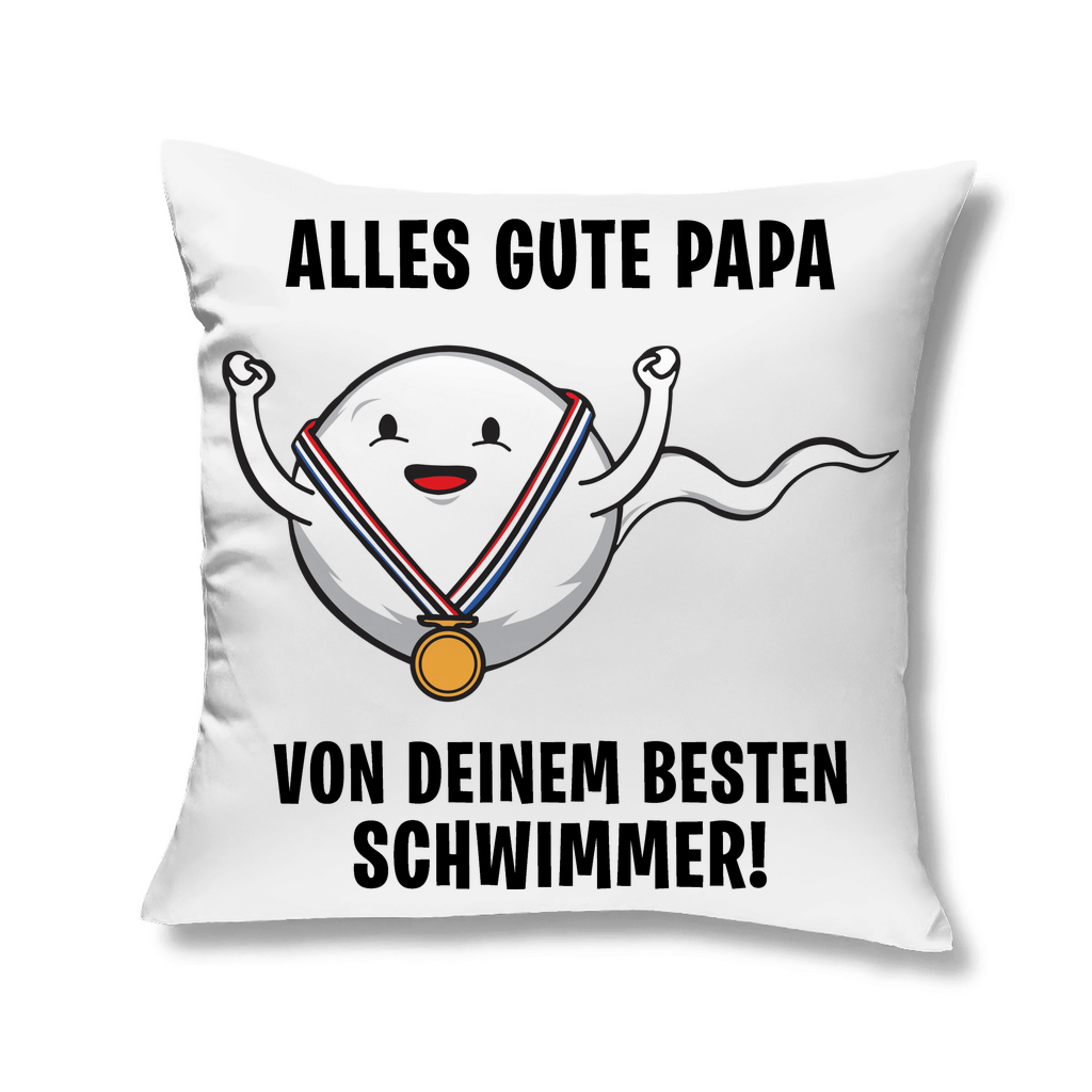 Alles gute Papa von deinem besten Schwimmer! - Kopfkissen