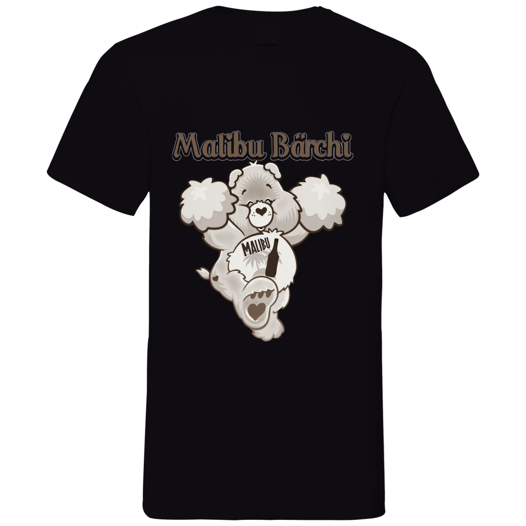 Malibu Bärchi - Glücksbärchi - Herren V-Neck Shirt