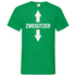 Zweisitzer - Herren V-Neck Shirt Kelly Green