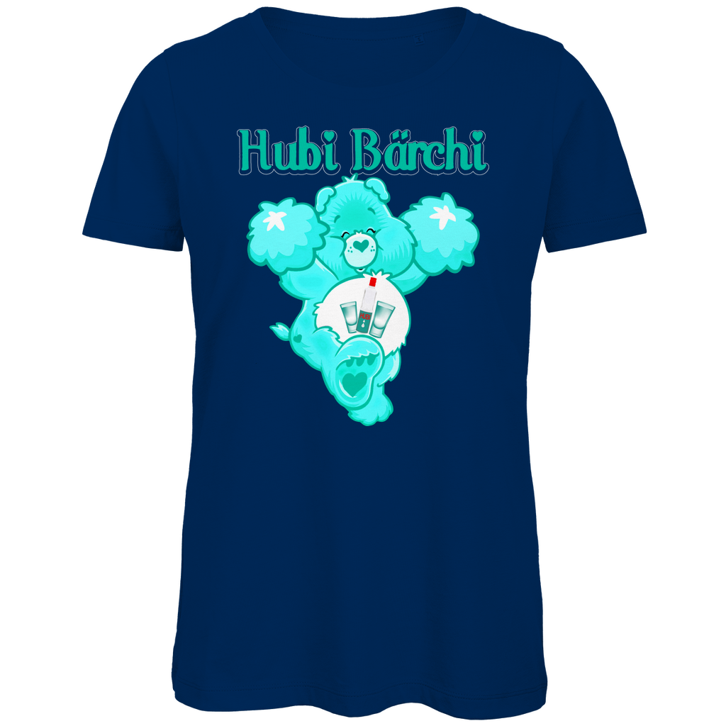 Hubi Bärchi - Glücksbärchi - Damen Premium Bio T-Shirt Navy