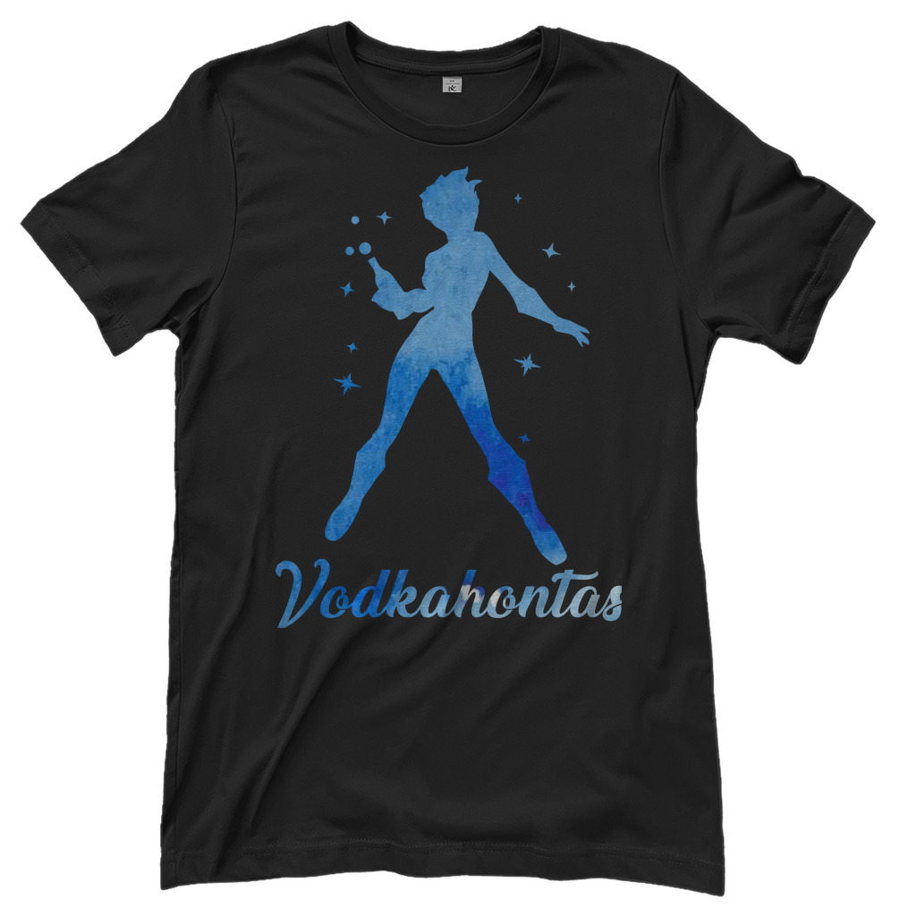 Vodkahontas - Prinzessin Aquarell - Damenshirt Black