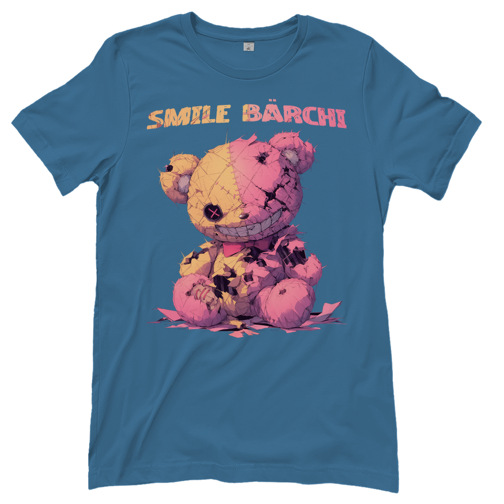 Smile Bärchi - Damenshirt Stone Blue