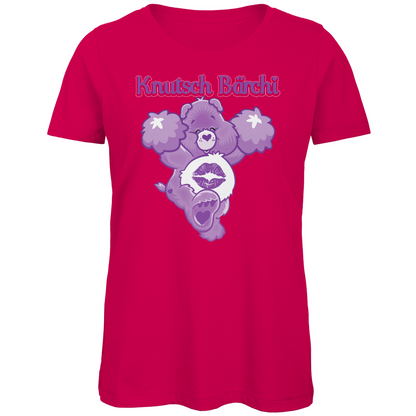 Knutsch Bärchi - Glücksbärchi - Damen Premium Bio T-Shirt Fuchsia