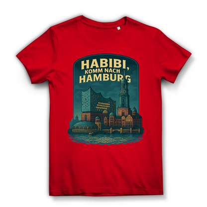 Habibi komm nach Hamburg - Damen Premium Bio T-Shirt