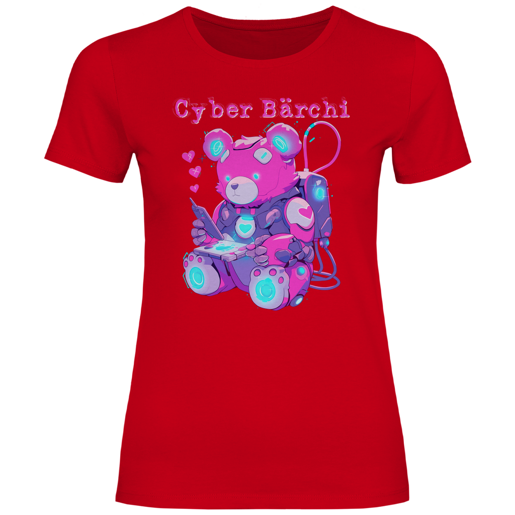 Cyber Bärchi - Glücksbärchi - Damenshirt