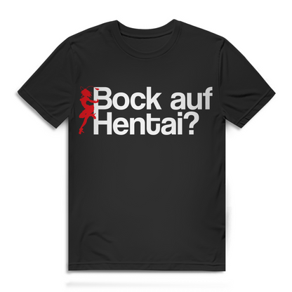 Bock auf Hentai Anime Shirt Männer – Lustiges Japan Otaku Design mit Moe Figur