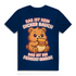 Herren Premium Bio T-Shirt Das Ist Kein Dicker Bauch Das Ist Ein Feinkost Gewölbe Teddybär Navy