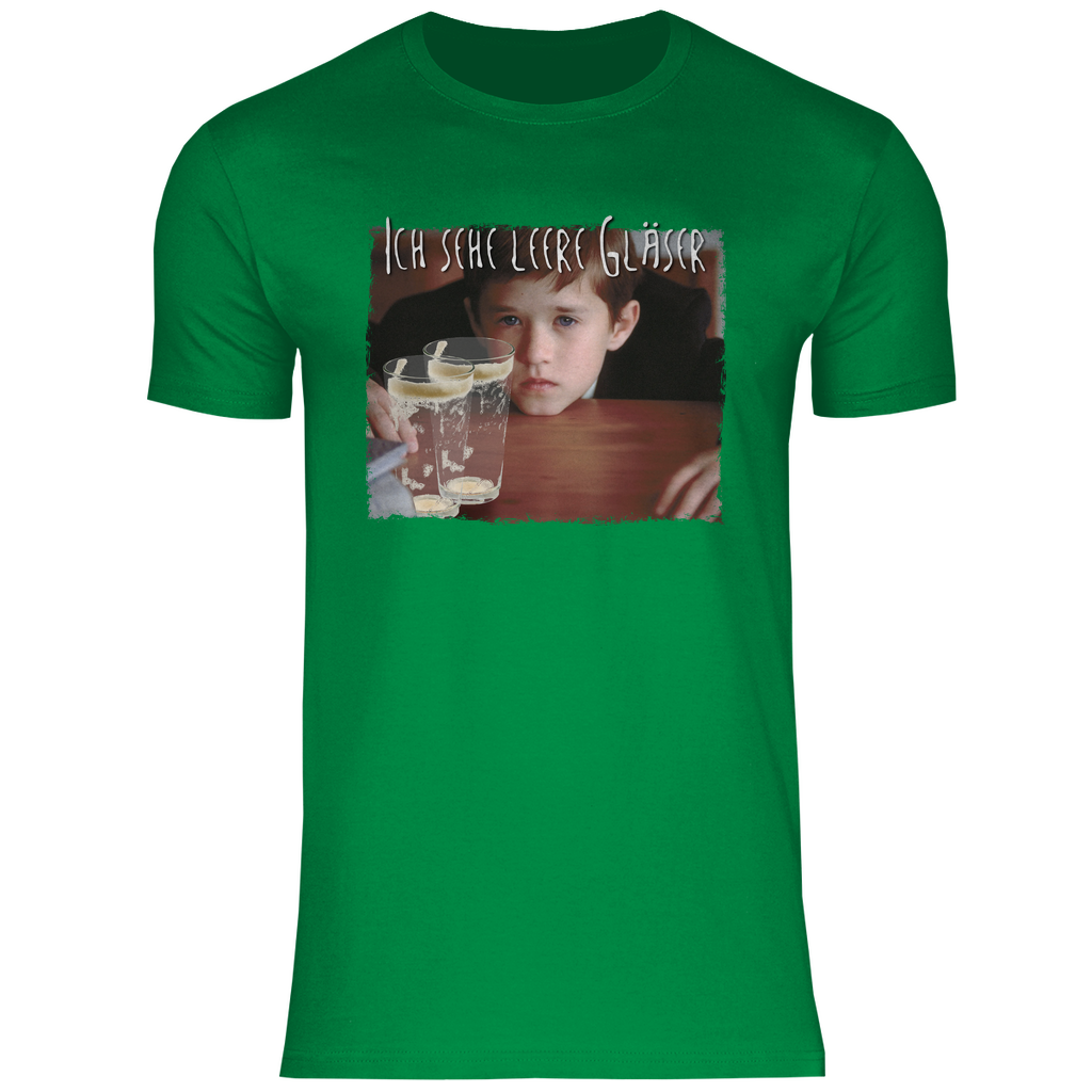 Ich sehe leere Gläser - Herren Shirt Kelly Green