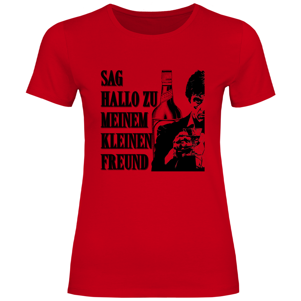 Sag Hallo zu meinem kleinen Freund - Damenshirt Red