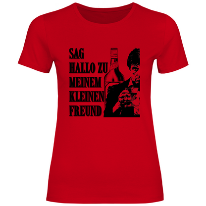 Sag Hallo zu meinem kleinen Freund - Damenshirt Red