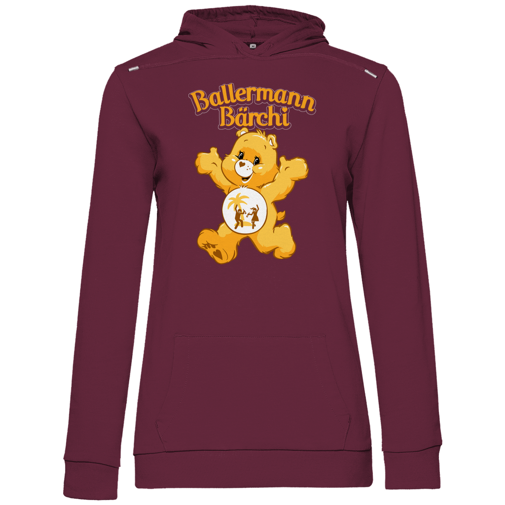 Ballermann Bärchi - Glücksbärchi - Damen Hoodie Wine