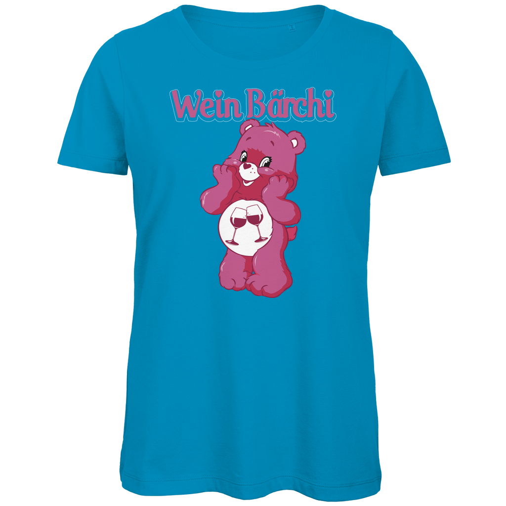 Wein Bärchi - Glücksbärchi - Damen Premium Bio T-Shirt Atoll