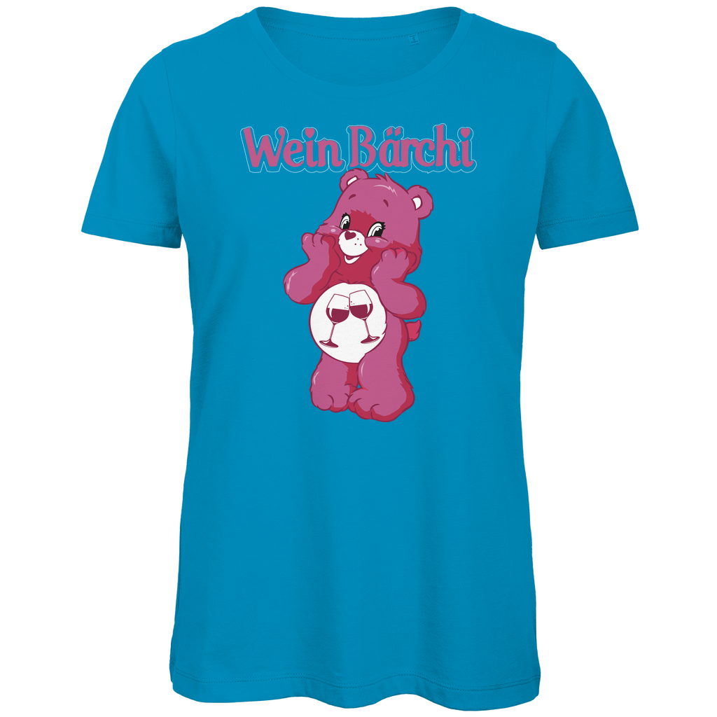 Wein Bärchi - Glücksbärchi - Damen Premium Bio T-Shirt