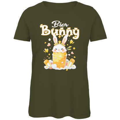 Bier Bunny Hase - Damen Premium Bio T-Shirt