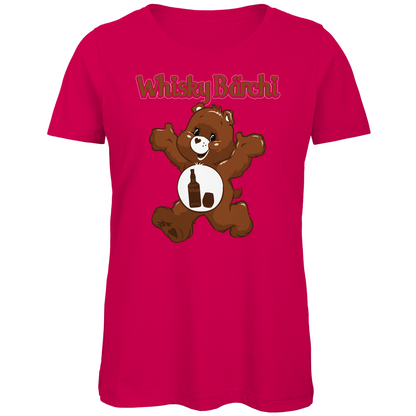 Whisky Bärchi - Glücksbärchi - Damen Premium Bio T-Shirt Fuchsia