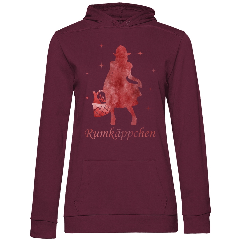 Rumkäppchen - Prinzessin Aquarell - Damen Hoodie Wine