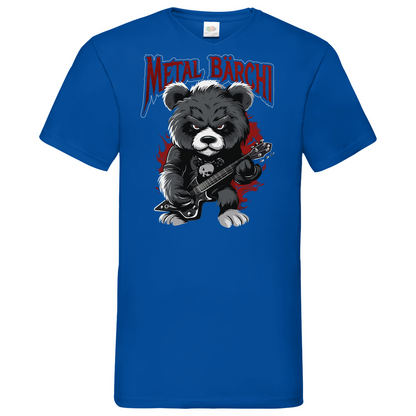Metal Bärchi - Glücksbärchi - Herren V-Neck Shirt