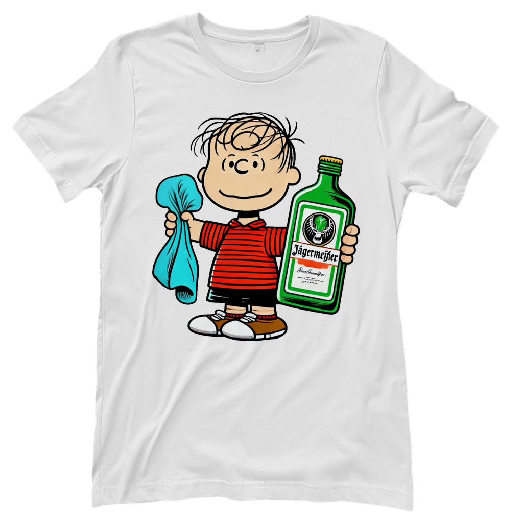 Linus van Pelt mit Jäger -  Die Peanuts - Damenshirt