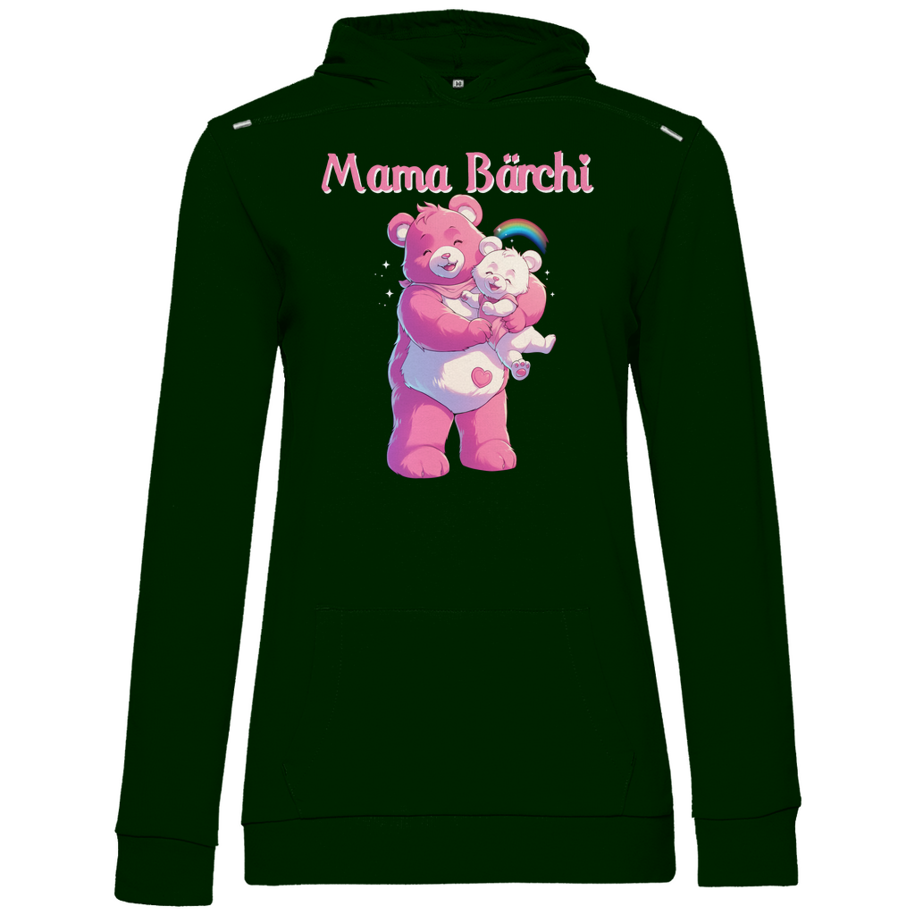 Mama Bärchi - Glücksbärchi - Damen Hoodie Forest Green