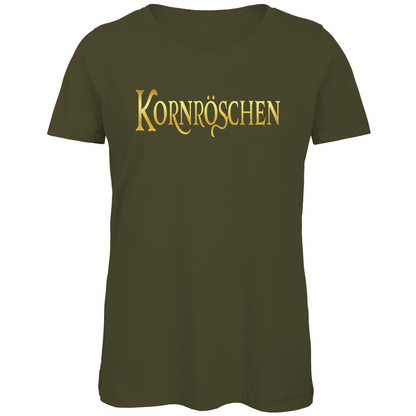 Kornröschen - Prinzessin Gold - Damen Premium Bio T-Shirt Khaki