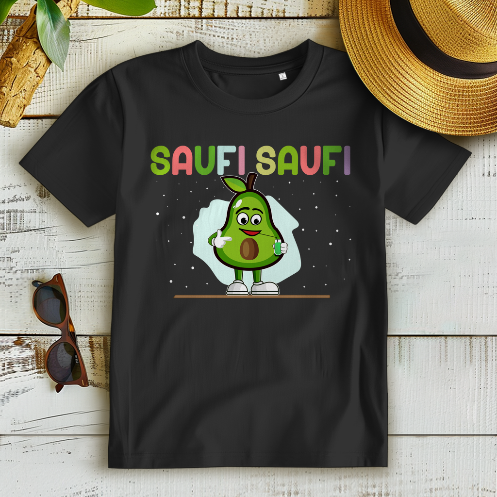 Saufi Saufi T-Shirt Avocado Damen Party Funshirt Cocktail JGA Festival Girls