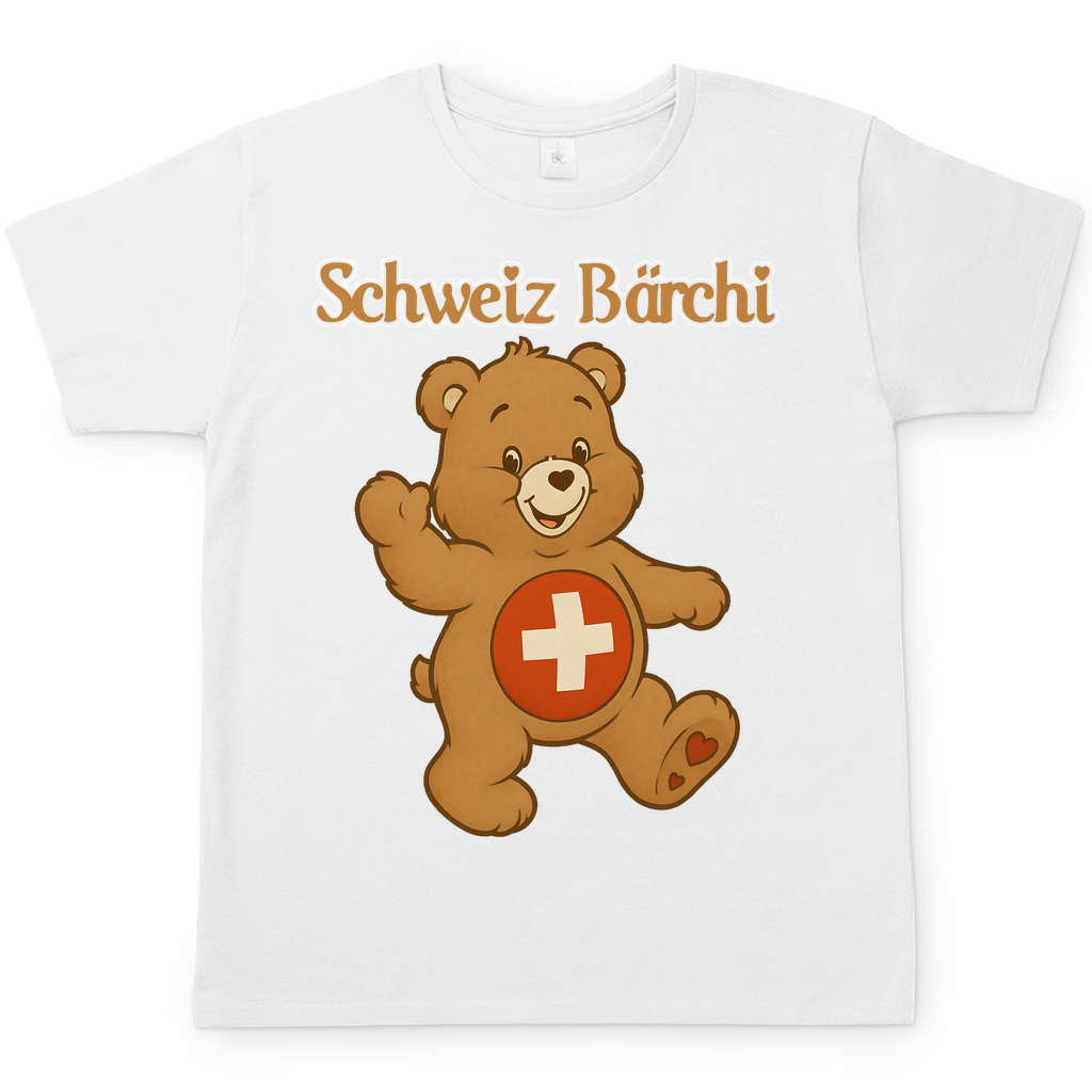 Schweiz Bärchi - Glücksbärchi - Herren T-Shirt White