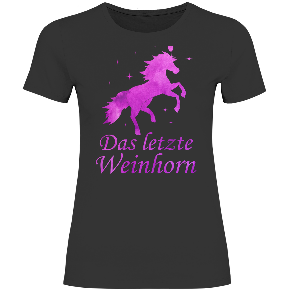 Das letzte Weinhorn - Prinzessin Aquarell - Damenshirt