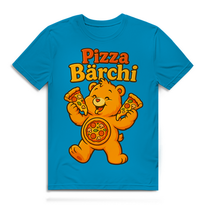 Pizza Bärchi - Glücksbärchi - Herren Premium Bio T-Shirt