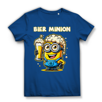 Lustiges Damen Premium Bio T-Shirt – Bier Minion Design für Bierliebhaberinnen