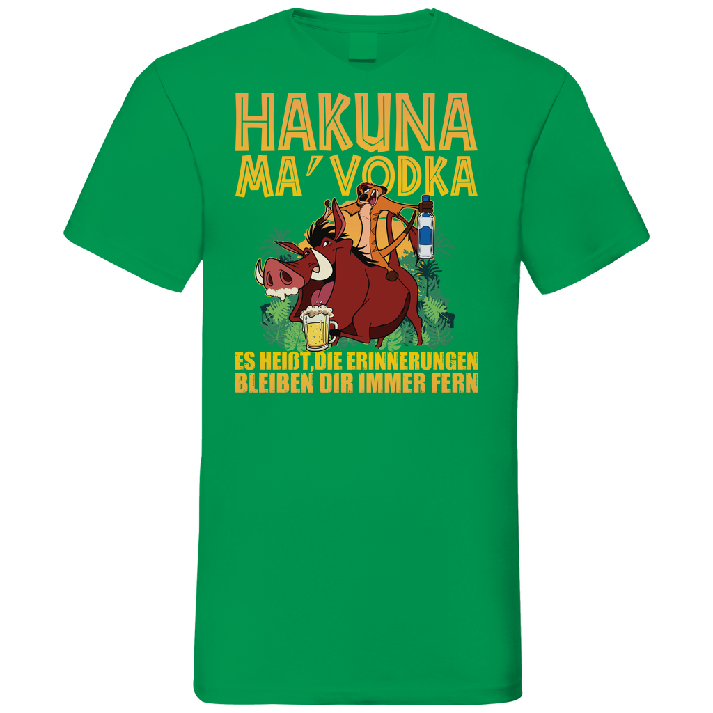 Hakuna Ma Vodka Timon und Pumbaa - Herren V-Neck Shirt