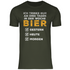 Ich trinke nur an drei Tagen in der Woche Bier - Herren Shirt Urban Khaki