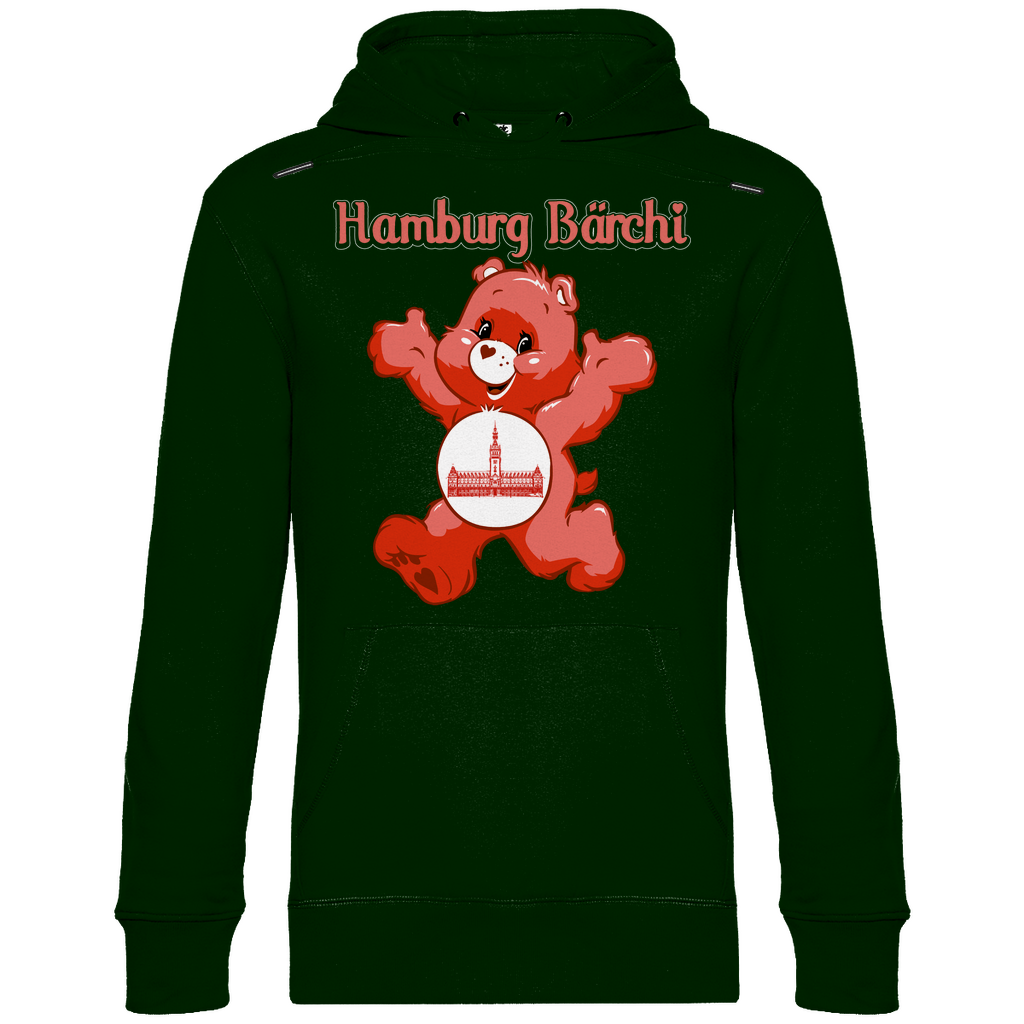 Hamburg Bärchi - Glücksbärchi - Unisex Hoodie Forest Green