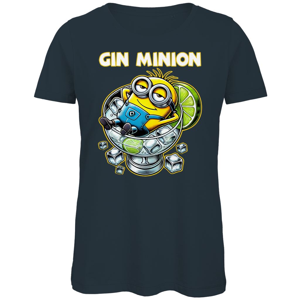 Gin Minion - Damen Premium Bio T-Shirt