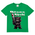 Böses Bärchi Kettensäge Herren V-Neck T-Shirt Kelly Green