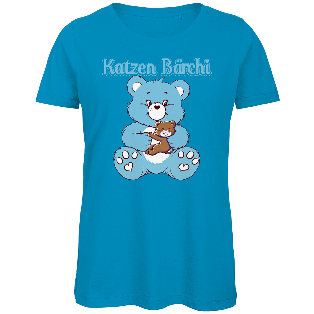 Katzen Bärchi - Glücksbärchi - Damen Premium Bio T-Shirt Atoll