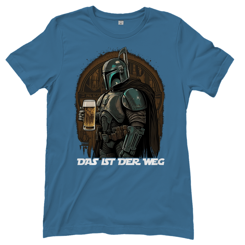 Das ist der Weg - Mandalorian Bier - Damenshirt Stone Blue